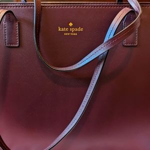 Burgundy Kate Spade purse